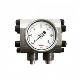 Series BD3200/BD3300 differential pressure gauge NS 100/ 160, with diaphragm, working pressure up to 160 bar