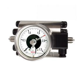 Series BG3200/BG3300 differential pressure gauge NS 100/ 160 with switch function, high overload resistent