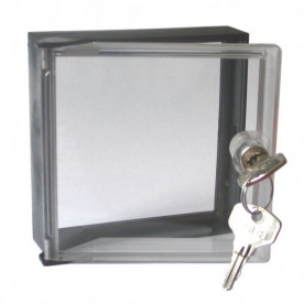 STD-99 прозрачная дверь с литой рамой